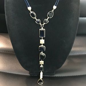 Chico’s Navy Blue Necklace NWT